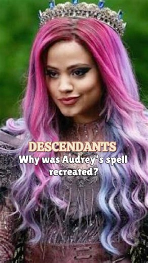 Why was Audrey’s spell recreated? #descendants #broadwaymusical #disney #musical