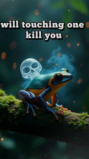 What happens if you touch a poison dart frog? 🐸