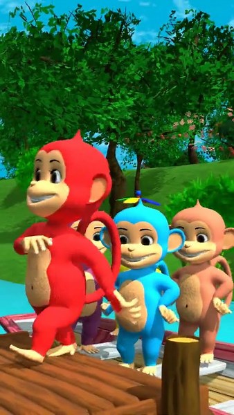 Ten Little Monkeys | Super Simple Songs