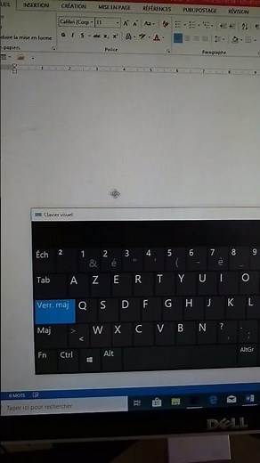 Réduire la taille de votre Clavier visuel#windows