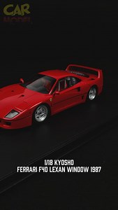 FERRARI F40 1987 - LEXAN WINDOWS - CARMODEL EXCLUSIVE - 1/18 KYOSHO . . . -https://www.carmodel.com/it/kyosho/08416rl/1-18/ferrari/f40-with-lexan-windows-1987/175586 . . . #ferrari #modelcar #modelcars #car #carmodel #italiancars #f1 #resin #buragodiecast #diecast #diecastcollector #collectibles #racecar #formula1 #race #F40 #sf24 #scuderiaferrari #livery #modelcar #modelcars #leclerc #monza #italiancars #burago #collectibles #race #charlesleclerc #fyp #supercar #bbr #bbrmodels | Carmodel srl