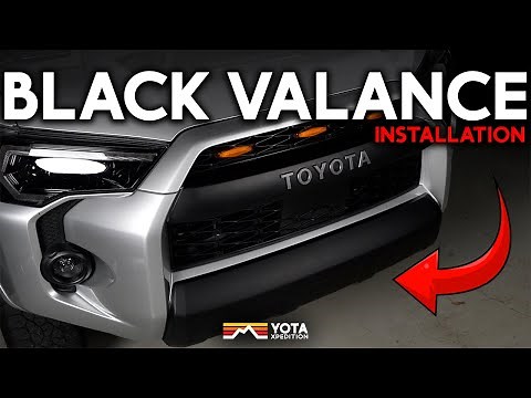 4Runner Black Bumper Valance Install | 2014-2024 | Yota X