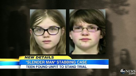 Accused 'Slender Man' Attacker Judged Mentally Unfit for Trial