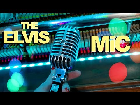 The ELVIS Mic (Shure 55SH series ii) unboxing + sound test