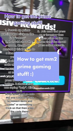 How to Redeem MM2 Prime Gaming Special Items | Limited Exclusive Rewards