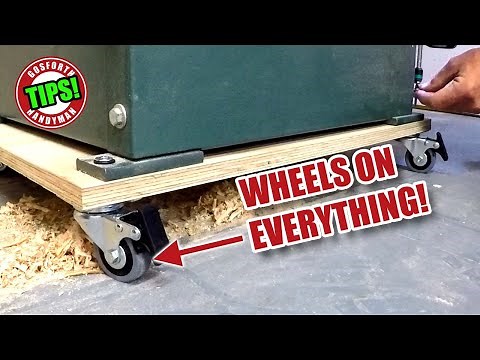 Small workshop tip - put wheels on EVERYTHING!