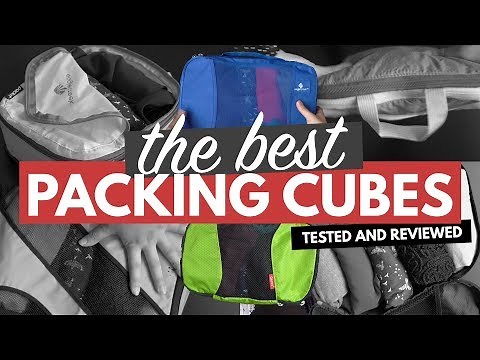 BEST PACKING CUBES FOR TRAVEL | Eagle Creek vs. Amazon Basics vs. Gonex vs. Bagail (Review!)