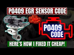 P0409 EGR Sensor Code – Here’s How I Fixed It Cheap!