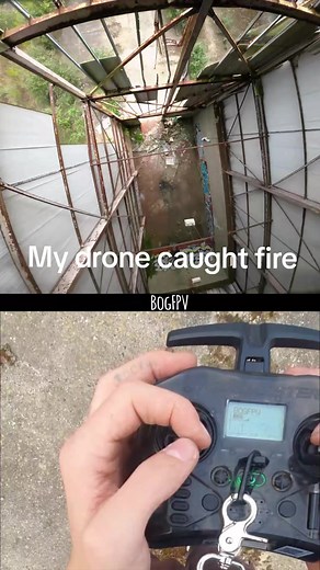 Drone Crash: My FPV Drone Caught Fire! 😳😂