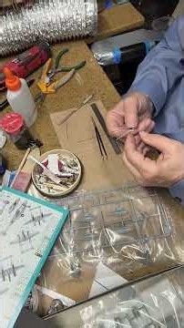 This Tiny Plane Model Gets Harder Every Step #challenge #assembly #buildit