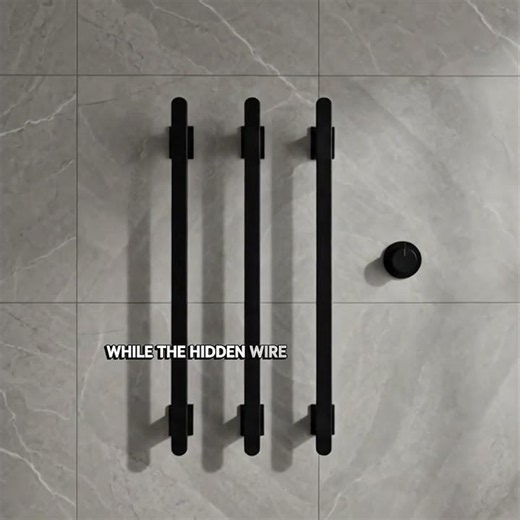 Electric Heated Towel Rail with Smart Timer & Temperature Control