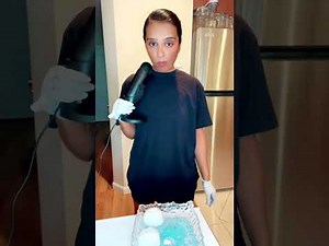 Frozen Mango Ice Eating