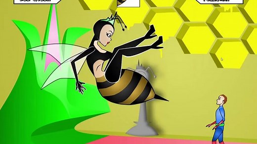 Bee queen vs powerman redux vore game remake