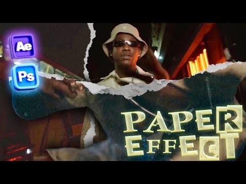 Ultimate Paper Transition Tutorial 🎞️ | Seamless Effects for Photoshop & After Effect