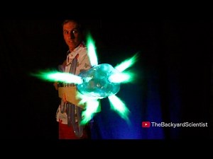 Homemade propane rifle cannon shoots like a sci-fi weapon