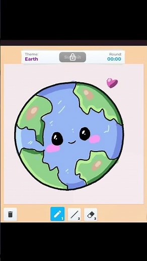 Drawing Earth in Free Draw ROBLOX ☺️🥹🌍 #speeddrawing #art #speeddraw