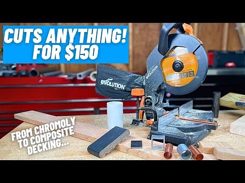 Versatility on the Cheap! || Evolution R210CMS Compound Miter Saw Review
