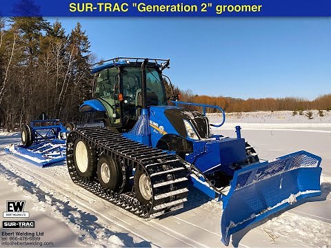 Sur-Trac “Generation 2" trail groomer introduction by Ebert Welding