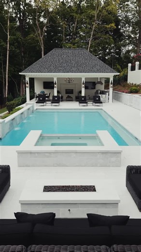 Lyfe Pools on Instagram: "Dreaming about living life to the fullest? Lyfe Pools can help. We design all-in-one outdoor spaces that feel like a destination — places you’ll want to linger, unwind, and never leave. Because home should be your sanctuary."