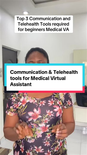 Every Medical Virtual Assistant aspirant must learn and know how to use the communication and telehealth tools mentioned in this video If you find this helpful kindly like, share, leave a comment and hit the follow button #buildwithfaithee #remotenurse #remotehealthcare #growthjourney #nursingcareer
