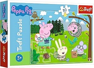 Trefl Peppa Pig 30 Piece Jigsaw Puzzle Forest Expedition Print, DIY Puzzle, Creative Fun, Classic Jigsaw for Adults and Children from 3 Years Old