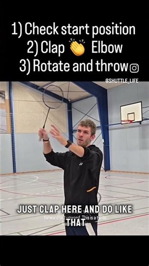 Badminton Elbow Movement Basic