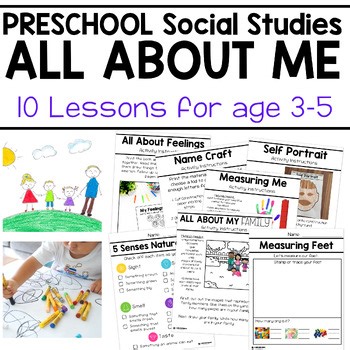 Back to School Preschool Activities All About Me Unit Preschool Unit Ages 3-5