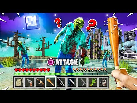 MINECRAFT But It's A ZOMBIE APOCALYPSE! (realistic)