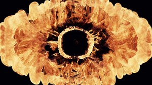 Fire Explosion Shock Wave Alpha Channel Transparent