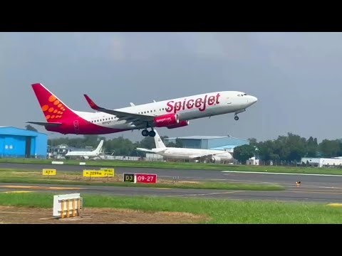 spicejet Takeoff | Indigo landing and Taxing | #video #viral #trending