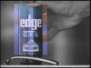 1993 Edge Shaving Gel Commercial That's The Edge