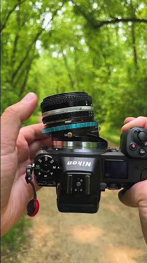 Nikon F to Nikon Z Tilt-Shift Lens Adapter #photography #tiltshift