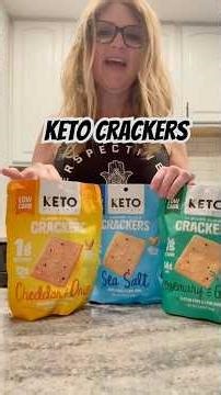 Keto low carb crackers (Sea Salt) Keto friendly!