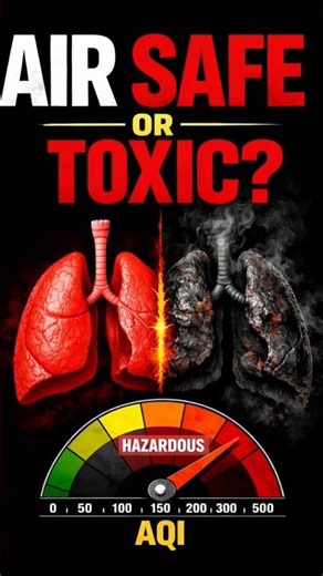 What Is AQI? | Air Quality Index Explained in 60 Seconds #airquality #ozonelevels #polution #shorts