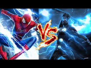 SPIDER-MAN vs THOR - Epic Supercut Battle! [RE-MASTERED]