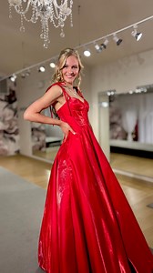 ♥️RED is big for prom 2026. Which red dress would you pick— 1 or 2? ✨More prom hits loading, like & follow to stay in the know. #promtrends #promlook #redpromdress | Fantastic Finds