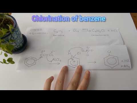 Chlorination of benzene mechanism