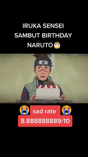 Iruka Sensei Welcomes Naruto's Birthday 🎂 | Sad Anime Moment