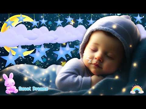 Baby Sleep Music 💙 | Mozart Brahms Lullaby 💙 | Lullaby for Babies to Go to Sleep