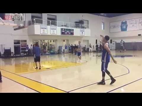 INSANE Stephen Curry Hits 77 3 Pointers in a Row During Practice (94 out of 100)