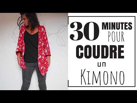 Kimono - tuto gratuit - couture - tuto couture débutant - kimono débutant - coudre un kimono facile