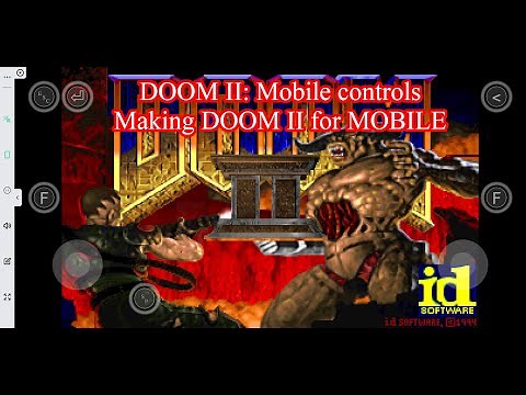 DOOM II adding virtual controls for Mobile with DOS.Zone Game Studio