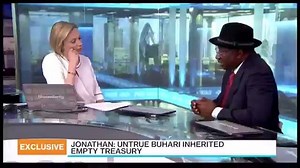 12K views · 40 reactions | Former President Jonathan reveals in this interview with Bloomberg that he is currently being investigated for corruption. Source: Twitter. | YNaija | Facebook