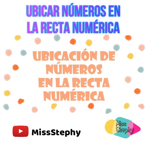 📏✏️ Ubicar números naturales en la recta numérica 🤓 En este video te explico de manera sencilla cómo puedes ubicar los números de hasta 5 cifras en una recta numérica. | Miss Stephy