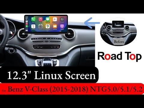 Mercedes Benz V-Class W447 12.3" Multimedia Linux Stereo Upgrade with Apple CarPlay & Android Auto