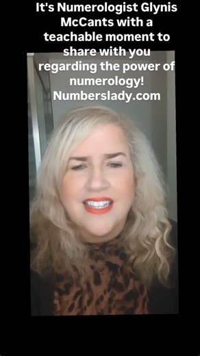 Glynis McCants aka "The Numbers Lady" on Instagram: "Hi, it's Glynis! Here is a perfect example of numerology in real time! ♥️"