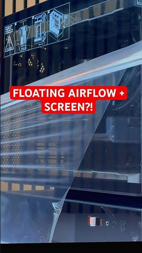 Cougar CFV235 Mesh Vision: Floating Airflow + Integrated Display 🔥 | Luxvibe PC #shorts