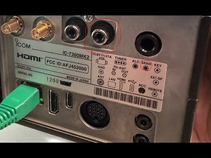 Icom 7300 MK2 amplifier relay keying (hidden menu how to)