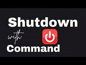 How to Shutdown Computer Using CMD in Windows 11