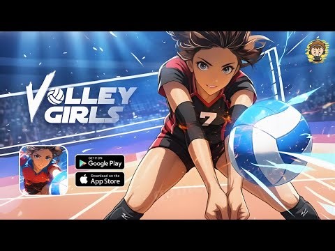 Volley Girls: Volleyball SPIKE Gameplay (Android/iOS)